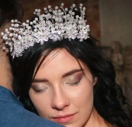 Beaded Bridal Crown - Image 3