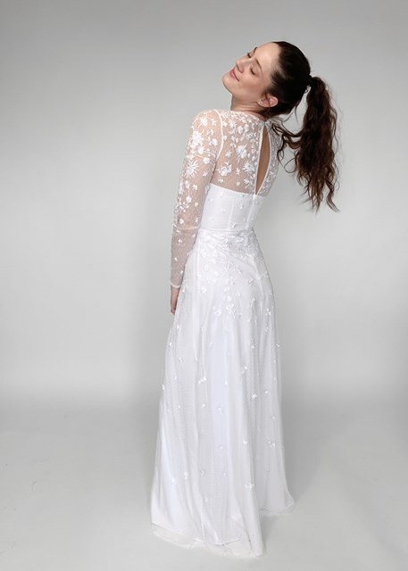 Asos Holly Embroidered Wedding Dress - Image 5