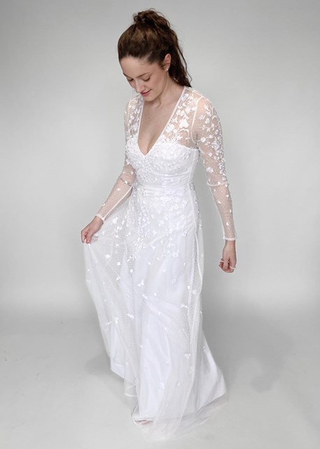 Asos Holly Embroidered Wedding Dress - Image 4