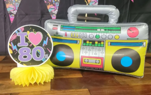 80's party decor props