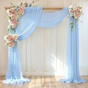 Light Blue Drapping