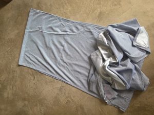 Shimmer Dusty Blue Table Runners