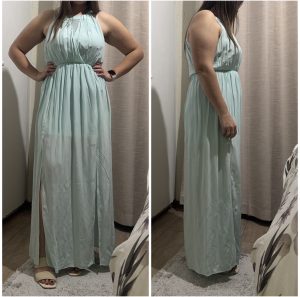 Teal Forever New Halter-neck style Dress